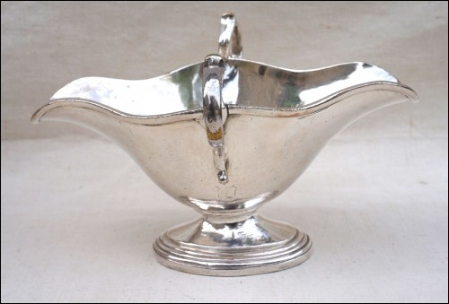 Silverplate Footed Sauceboat SOH Paris