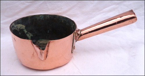 Copper Cookware Pastry Skillet Jam Sugar Pan Spout 1900's