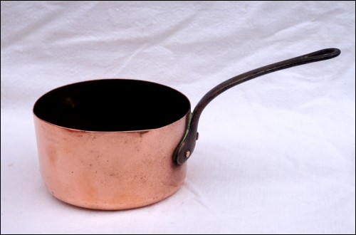 Tined Copper Cookware Small Ø 4 1/4