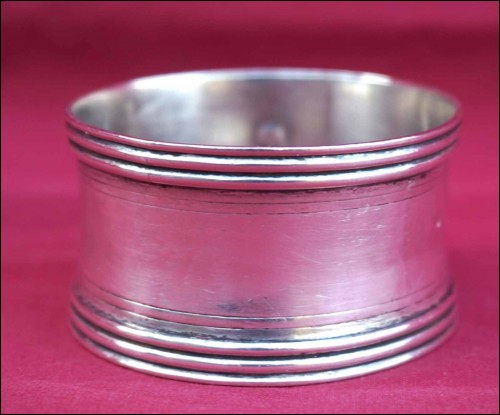 Sterling Silver Napkin Ring No Mono 19th C