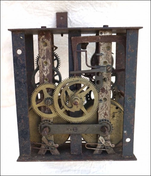 Morez Movement for Baker Clock 19th C Work For Replacement