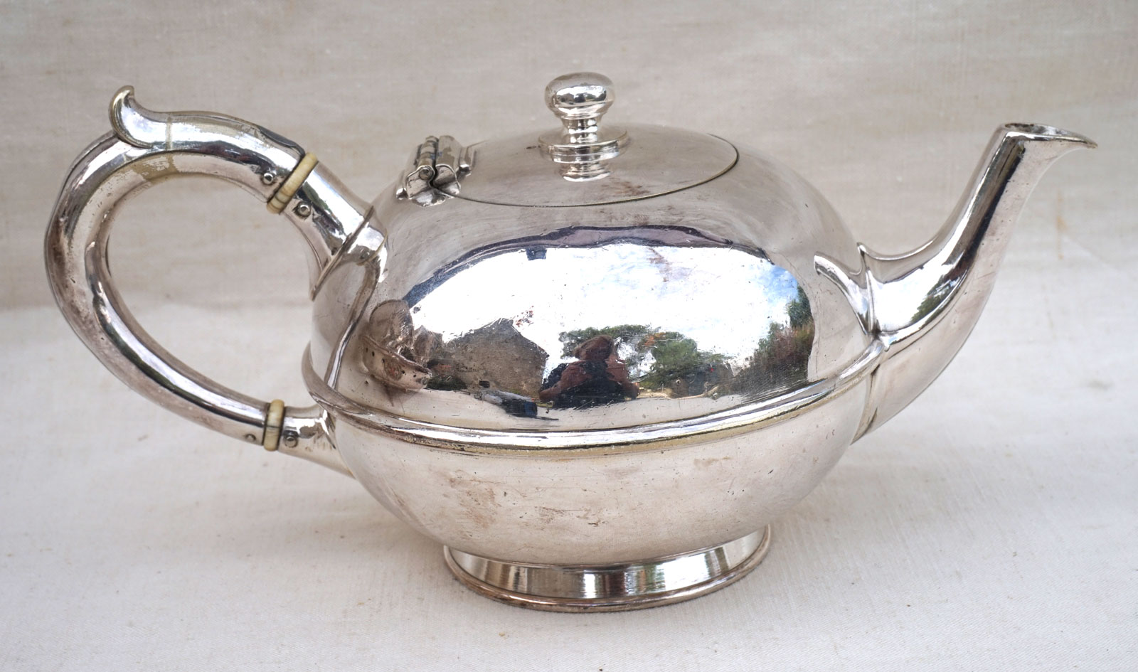 CHRISTOFLE French Modern Style Silverplate Tea Pot Paris 1900 eBay